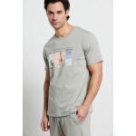 5k Bdtk 1231-953428-00209  Men’s t-shirt "BEACH" - clay